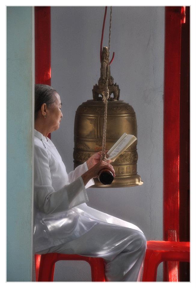 Vietnamese Woman reading